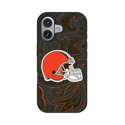 Cleveland Browns Bump Phone Case Paisley for iPhone