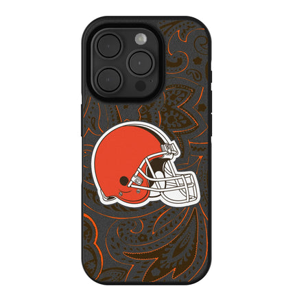 Cleveland Browns Bump Phone Case Paisley for iPhone
