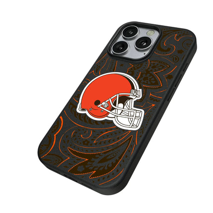 Cleveland Browns MagSafe Phone Case Paisley for iPhone