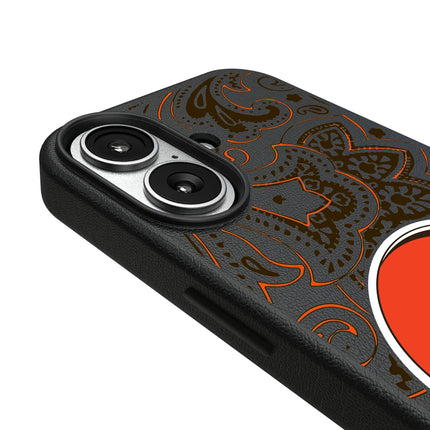 Cleveland Browns MagSafe Phone Case Paisley for iPhone