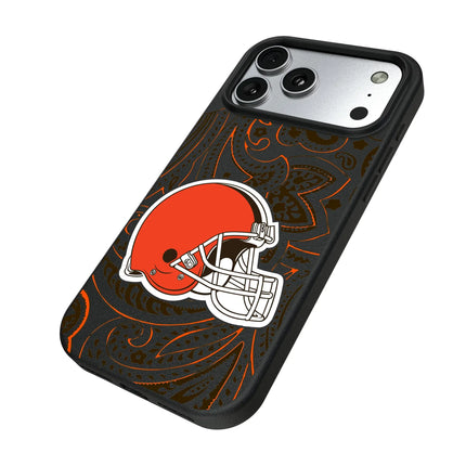 Cleveland Browns Paisley MagSafe Compatible Phone Case for Apple iPhone