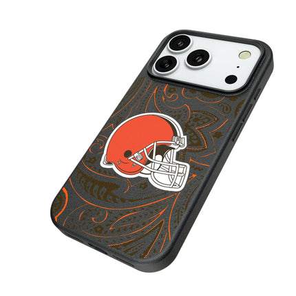 Cleveland Browns Paisley MagSafe Compatible Phone Case for Apple iPhone