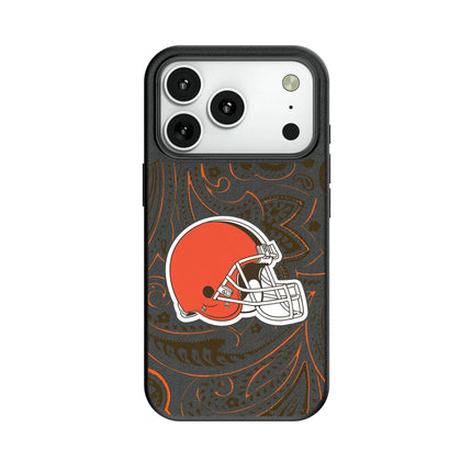 Cleveland Browns Paisley MagSafe Compatible Phone Case for Apple iPhone