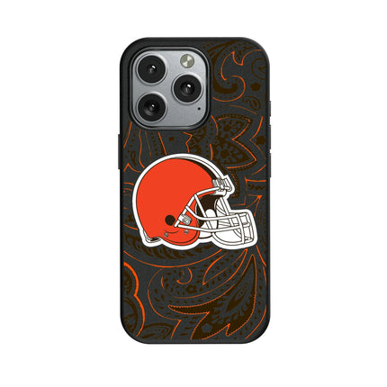 Cleveland Browns Paisley MagSafe Compatible Phone Case for Apple iPhone