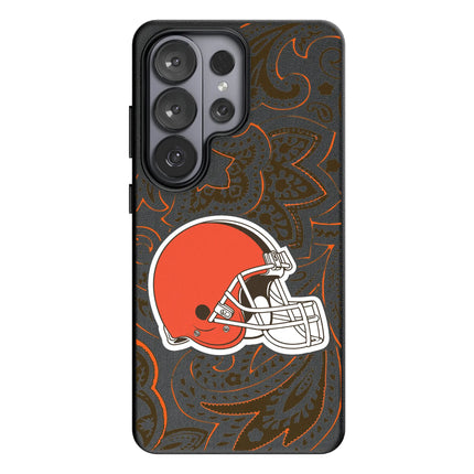 Cleveland Browns MagSafe Phone Case Paisley for Galaxy