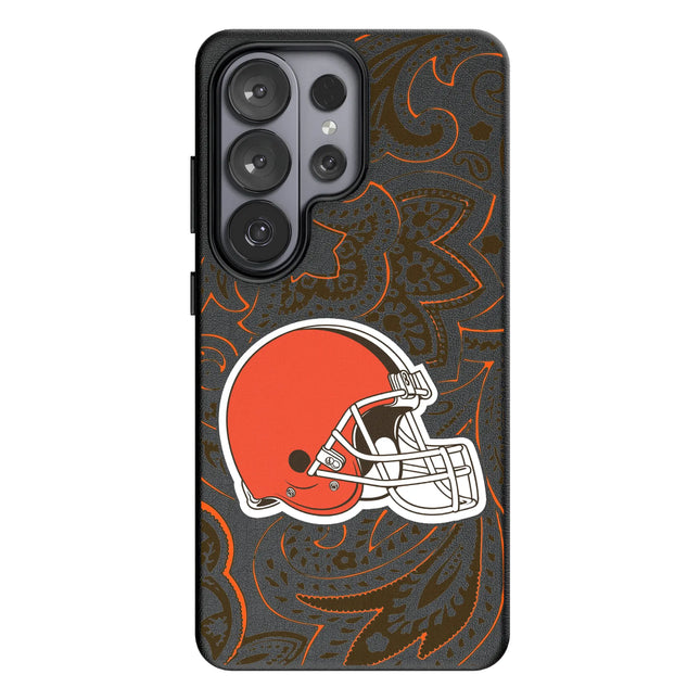 Cleveland Browns MagSafe Phone Case Paisley for Galaxy