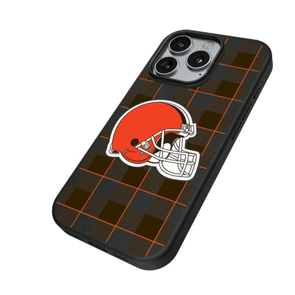 Cleveland Browns Plaid MagSafe Compatible Phone Case for Apple iPhone
