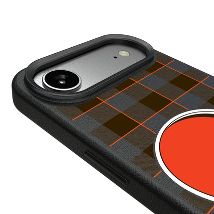 Cleveland Browns MagSafe Phone Case Plaid for iPhone