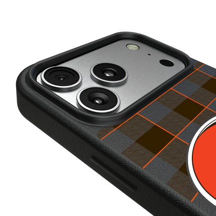 Cleveland Browns Plaid MagSafe Compatible Phone Case for Apple iPhone