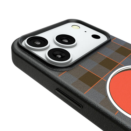 Cleveland Browns Plaid MagSafe Compatible Phone Case for Apple iPhone