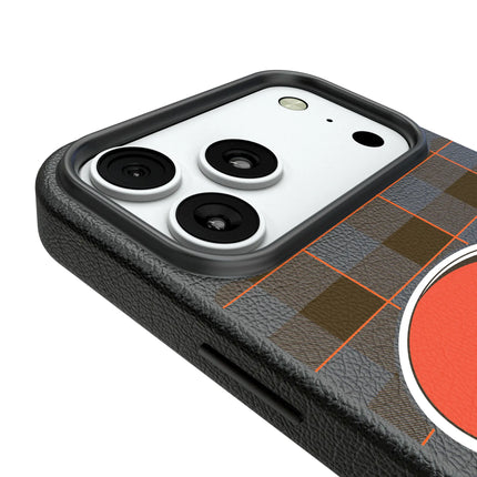Cleveland Browns Plaid MagSafe Compatible Phone Case for Apple iPhone