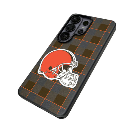 Cleveland Browns MagSafe Phone Case Plaid for Samsung Galaxy