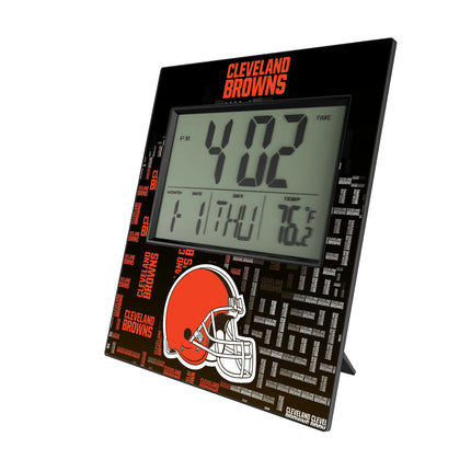 Cleveland Browns Wall Clock Quadtile