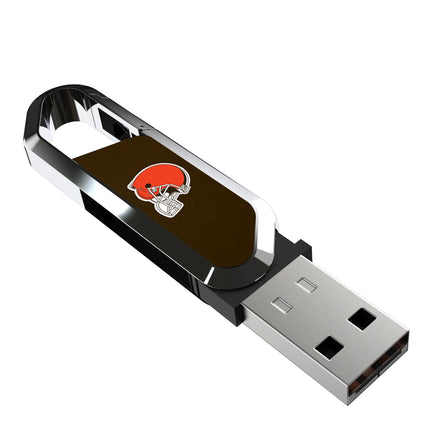 Cleveland Browns USB 64GB Clip Style Flash Drive Solid