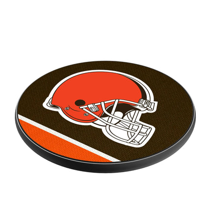 Cleveland Browns 15-Watt Wireless Charger Stripe