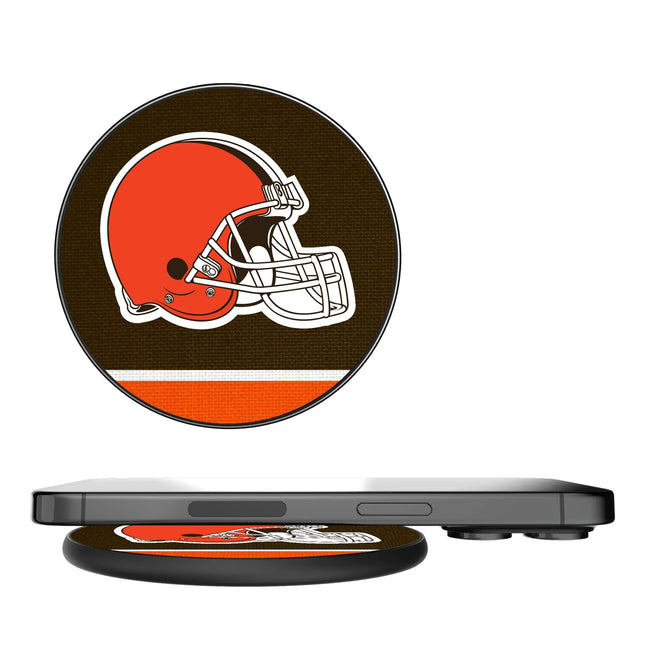Cleveland Browns 15-Watt Wireless Charger Stripe