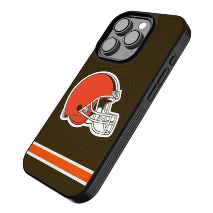 Cleveland Browns Bump Phone Case Stripe for iPhone