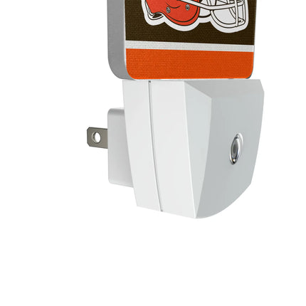 Cleveland Browns Night Light 2-Pack Stripe