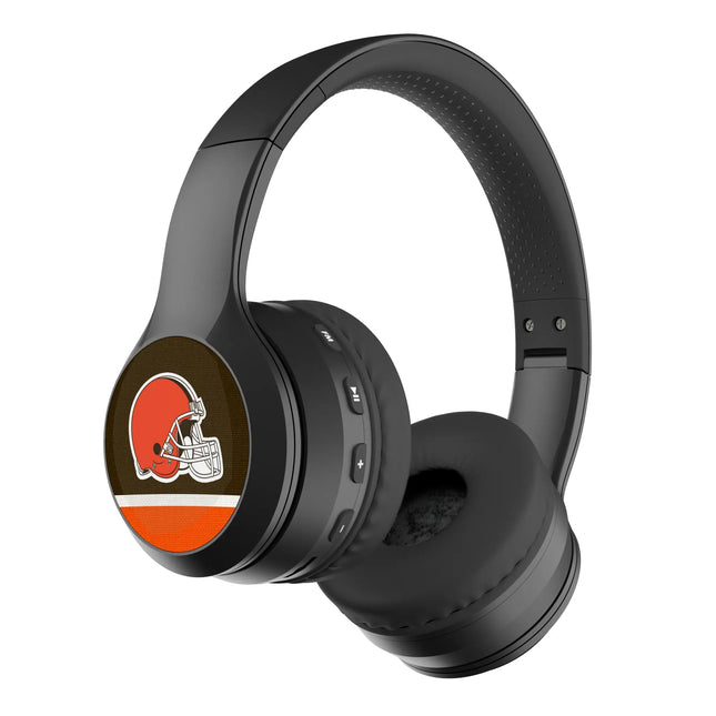 Cleveland Browns Over-Ear BT Headphones With Case Stripe