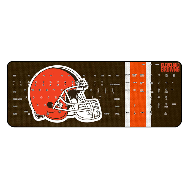Cleveland Browns Wireless USB Keyboard Stripe