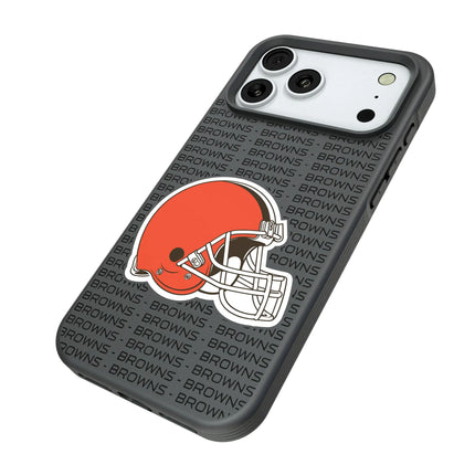 Cleveland Browns Text Backdrop Bump Phone Case for Apple iPhone