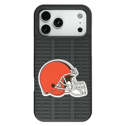 Cleveland Browns Text Backdrop Bump Phone Case for Apple iPhone