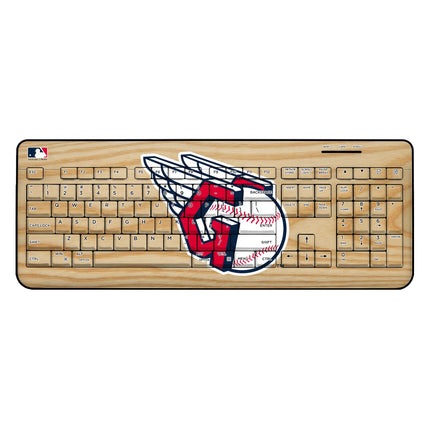 Cleveland Guardians Baseball Bat Wireless USB Keyboard