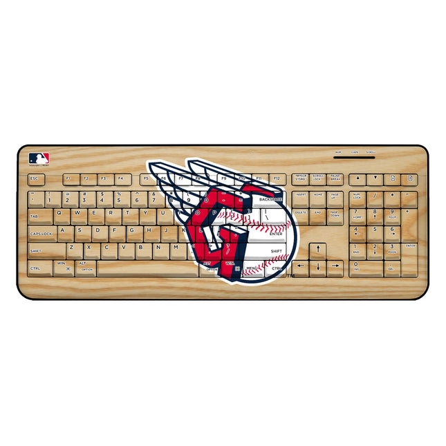Cleveland Guardians Baseball Bat Wireless USB Keyboard