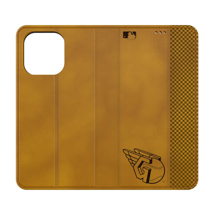 Cleveland Guardians Burn Folio Phone Case for Apple iPhone