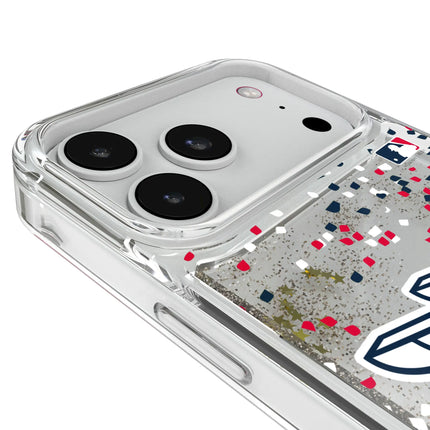 Cleveland Guardians Confetti Glitter Phone Case for Apple iPhone