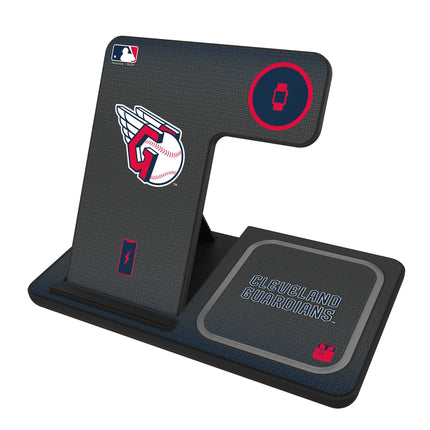 Cleveland Guardians Linen 3 in 1 Charging Station