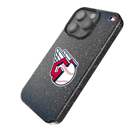 Cleveland Guardians Linen Black Bling Phone Case for Apple iPhone