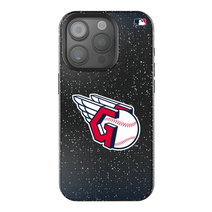 Cleveland Guardians Linen Black Bling Phone Case for Apple iPhone