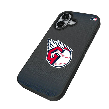 Cleveland Guardians Linen Bump Phone Case for Apple iPhone