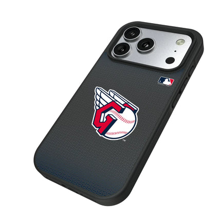 Cleveland Guardians Linen Bump Phone Case for Apple iPhone