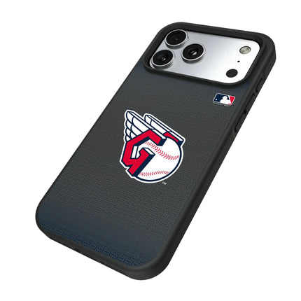 Cleveland Guardians Linen Bump Phone Case for Apple iPhone