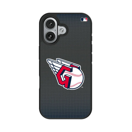 Cleveland Guardians Linen Bump Phone Case for Apple iPhone
