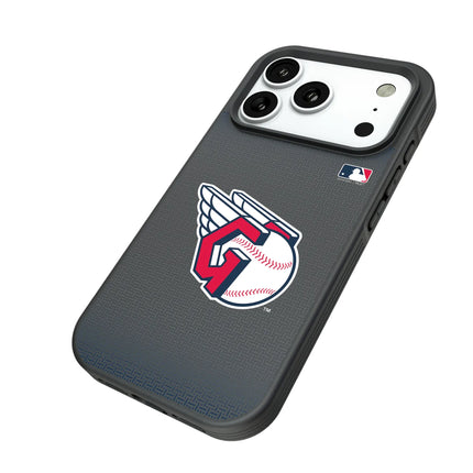 Cleveland Guardians Linen Bump Phone Case for Apple iPhone