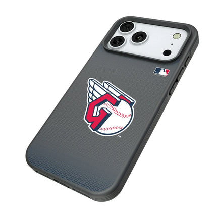 Cleveland Guardians Linen Bump Phone Case for Apple iPhone