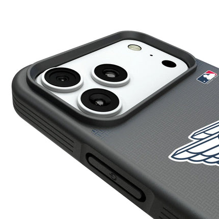 Cleveland Guardians Linen Bump Phone Case for Apple iPhone