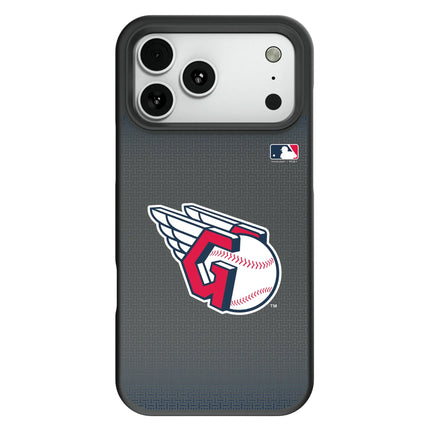 Cleveland Guardians Linen Bump Phone Case for Apple iPhone