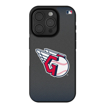 Cleveland Guardians Linen Bump Phone Case for Apple iPhone