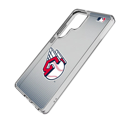 Cleveland Guardians Linen Clear Phone Case for Samsung Galaxy