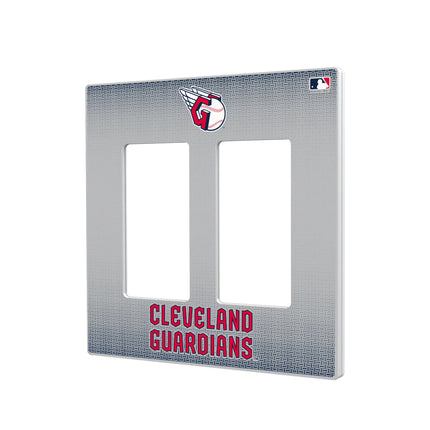 Cleveland Guardians Linen Hidden-Screw Light Switch Plate