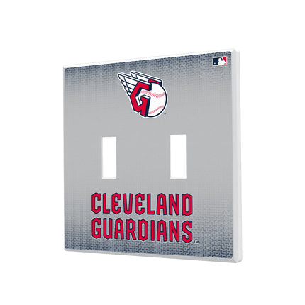 Cleveland Guardians Linen Hidden-Screw Light Switch Plate