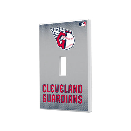 Cleveland Guardians Linen Hidden-Screw Light Switch Plate