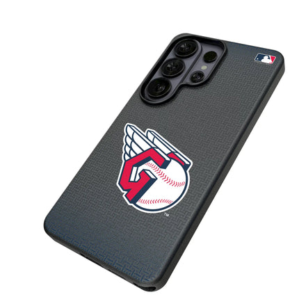Cleveland Guardians Linen MagSafe Compatible Phone Case for Samsung Galaxy