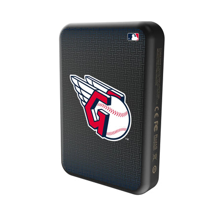 Cleveland Guardians Linen Wireless Mag Power Bank