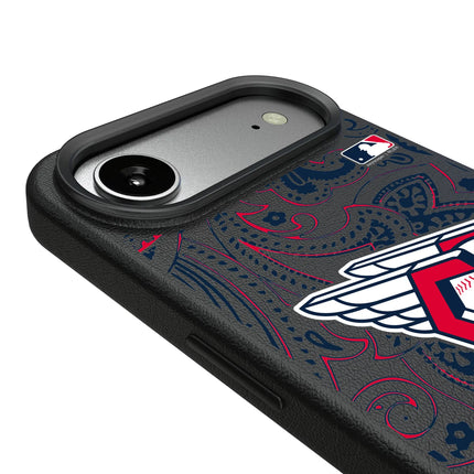 Cleveland Guardians Paisley MagSafe Compatible Phone Case for Apple iPhone