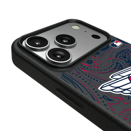Cleveland Guardians Paisley MagSafe Compatible Phone Case for Apple iPhone